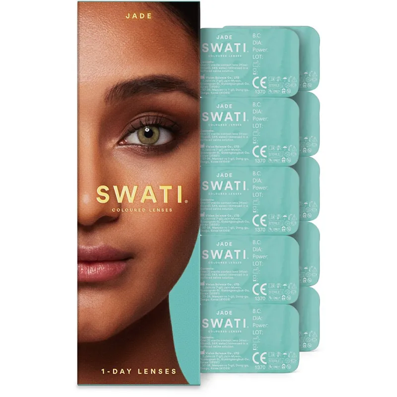 SWATI Cosmetics Coloured Lenses 1-Day Jade – 5 pcs