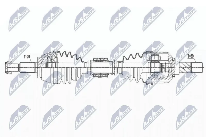 Drivaxel NTY NPW-RE-170