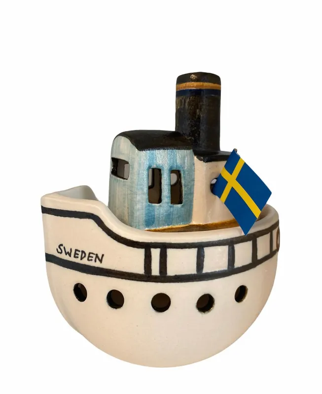 Gustavsberg – Skärgårdsbåt / Färja Gustavsberg design Lisa Larson