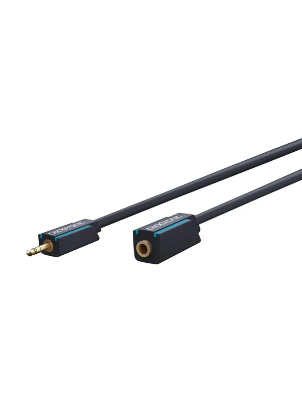 ClickTronic 70486, 3.5mm, Hanstik, 3.5mm, Hunstik, 1,5 m, Blå