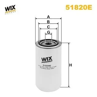 WIX FILTERS 51820E Oljefilter