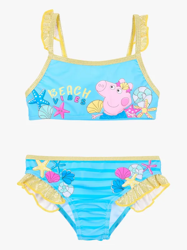 Greta Gris Bikini, Blå, 104-110