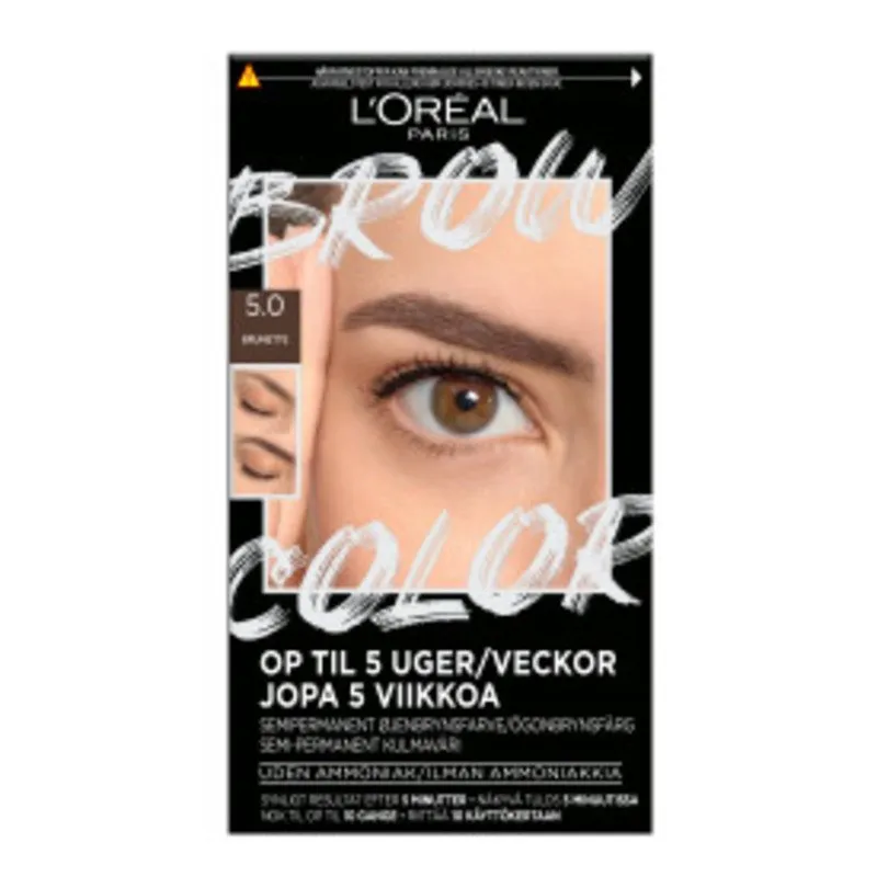 Loreal Paris Brow Color Semi-Permanent Eyebrow Color 5.0 Brunette