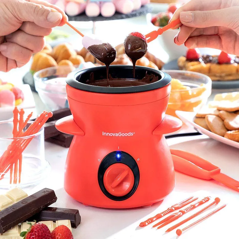 Chokladfondue med Tillbehör – Elektrisk