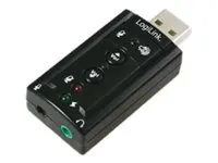 LogiLink USB-ljudkort med Virtual 7,1 Ljudeffekter