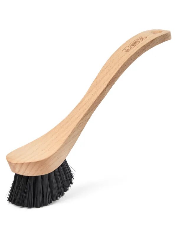 G.Funder Dishwashing brush in FSC® certified beech wood with black stiff PP bristles