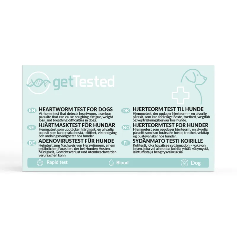 GetTested Hjärtmasktest för Hundar