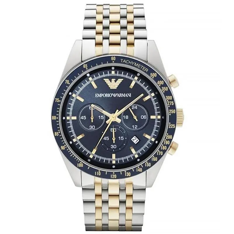 Emporio Armani AR8030 Tofarget Tazio Chronograph herreklokke