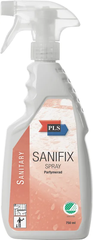 Sanitetsrengöring PLS Sanifix - 750ml spray Svanen parfymerad