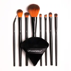LH cosmetics Complete Makeup Application & Setting Kit Eyelash Curler, Tool Box, Sharpener, Sponge & Setting Spray 100ml