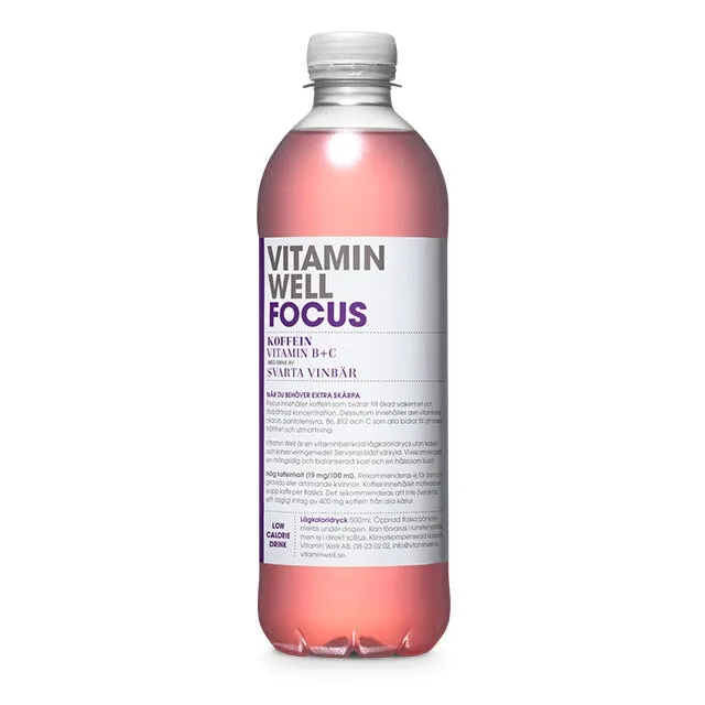 Dryck VITAMIN WELL Focus 500ml