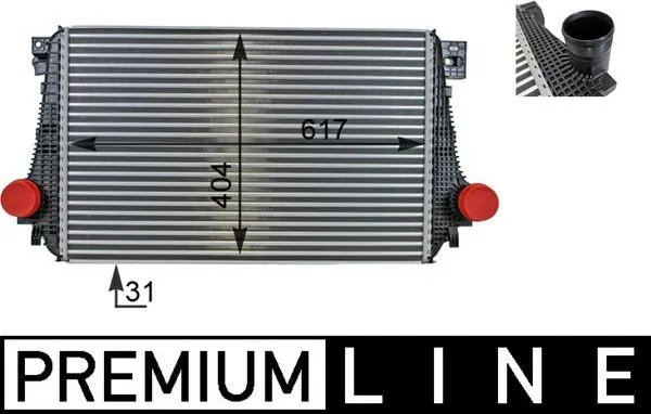 Intercooler MAHLE CI 27 000P
