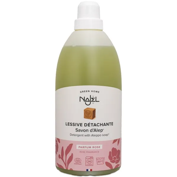 Najel Aleppo Soap Liquid Detergent, 2 L, Rose