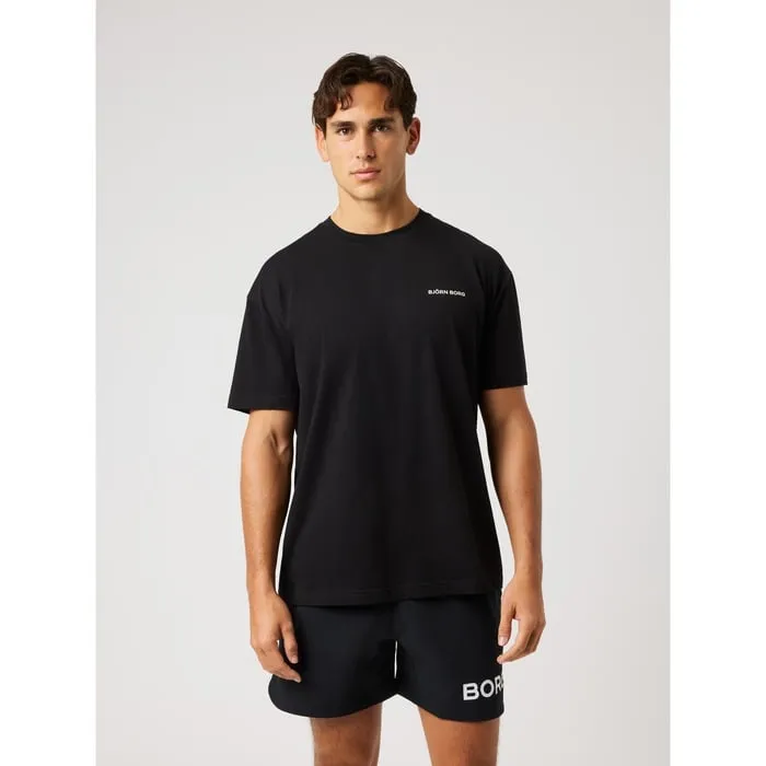 Borg Gym Oversized T-shirt Svart (#6545)