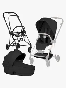 Cybex Mios Style Duovagn, Matt Black/Coconut Brown