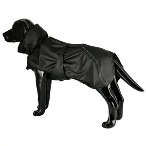 Dogman Dog Raincoat Aqua Black 35cm