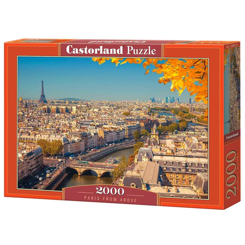 Castorland Pussel - Paris från ovan 2000 bitar