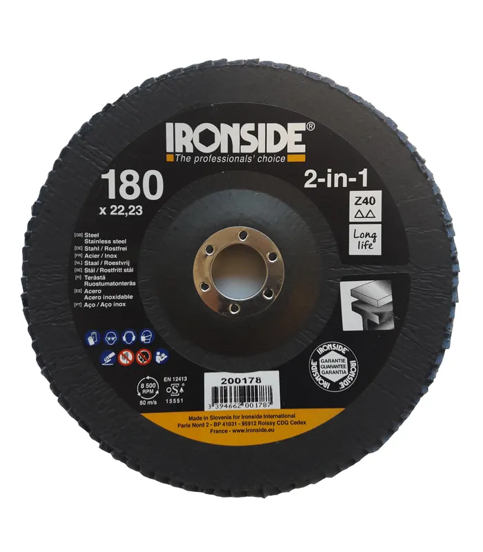 Ironside 200178 Lamellrondell 180 mm Z40