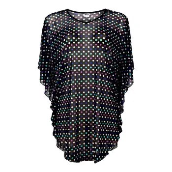 Wiki Rhodos Beach Poncho Prickig nylon S/M Dam