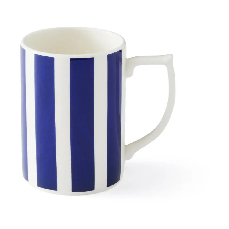 Spode mugg, breda ränder