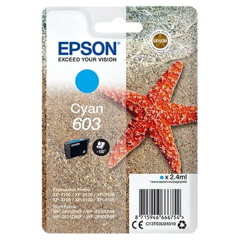 Epson T03U2 Epson 603 Bläckpatron Cyan