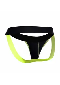 MaleBasics Neon Jock Gul (Storlek: Small)