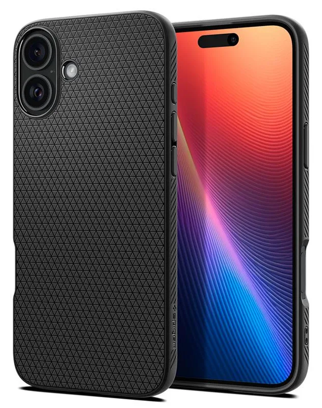 Spigen Mobilskal till iPhone 16 Plus Liquid Air - Matte Svart