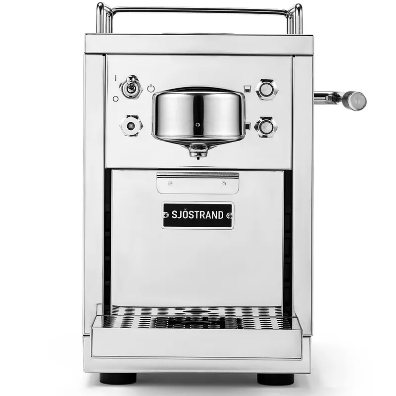 Sjöstrand coffee The Original 2 kapselmaskin, polerat stål