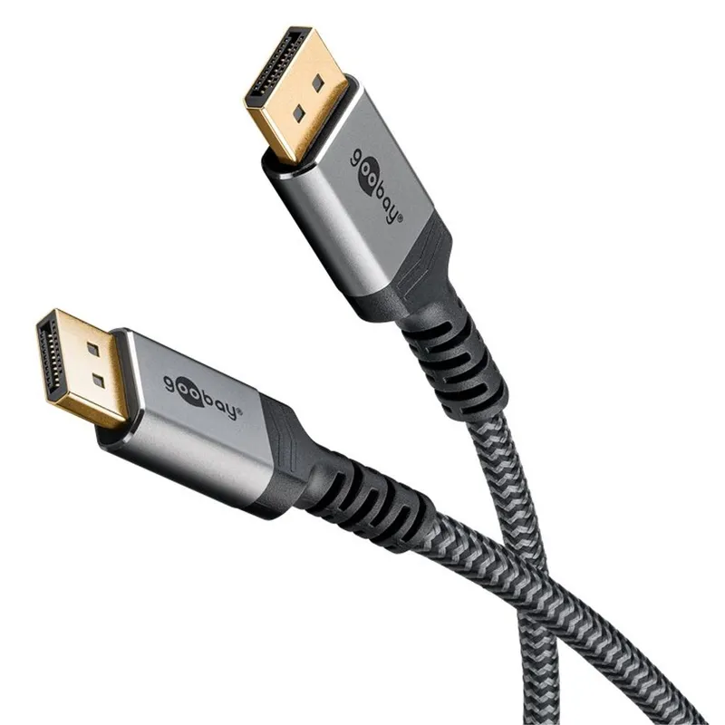 Pro DisplayPort Plus 2.0/2.1 – Displaykabel – 3m – Grå