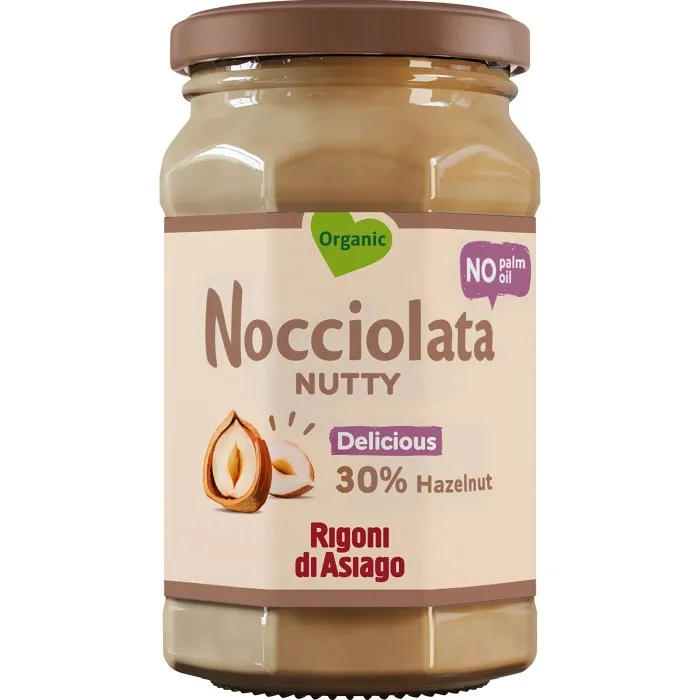 Rigoni di Asiago Hasselnötskräm Nutty Nocciolata 250g
