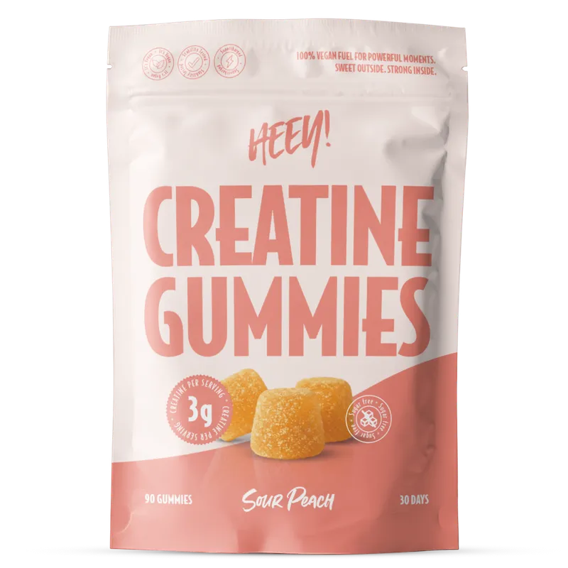 Heey! Creatine Gummies Sour Peach 90 st