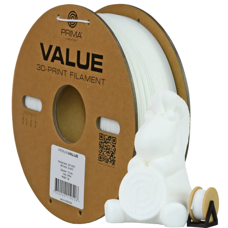 PrimaValue PETG – 1,75mm – 1kg – Vit