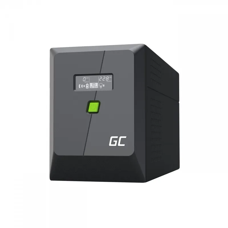 Green Cell PowerProof - UPS - with LCD display - 1050 watt - 1500 VA