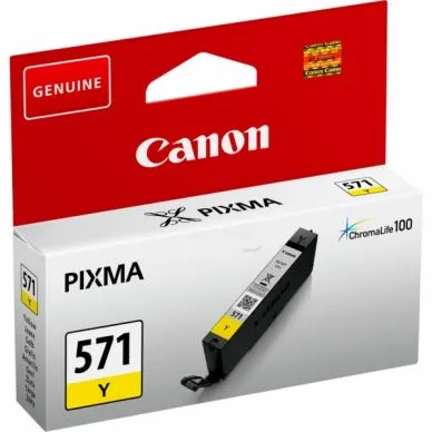 Canon bläckpatron CLI-571 original gul 7 ml