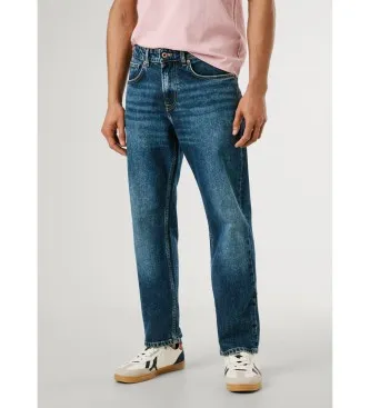 Pepe Jeans för män. PM2083956FM Jeans Cash Straight blå (32/30), Casual, Bomull, Denim