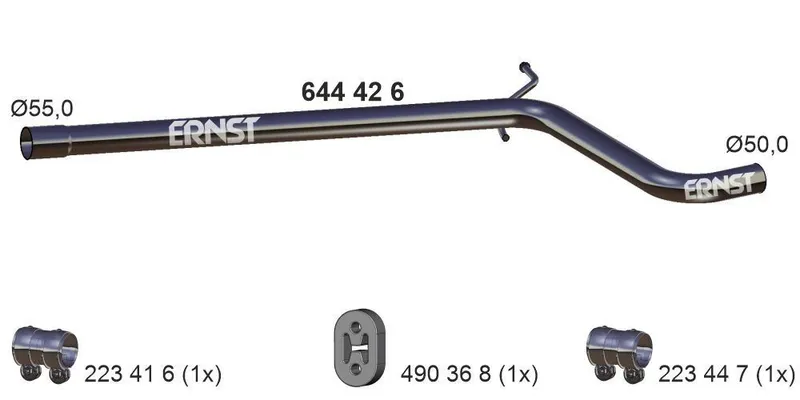 Avgasrör ERNST 644426