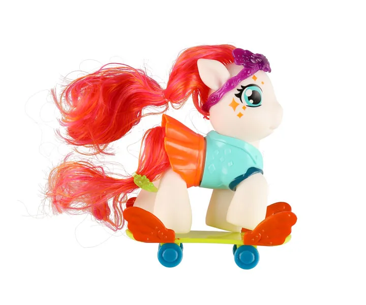 Cutie Friends – Pony med utklädnad – Vit/röd