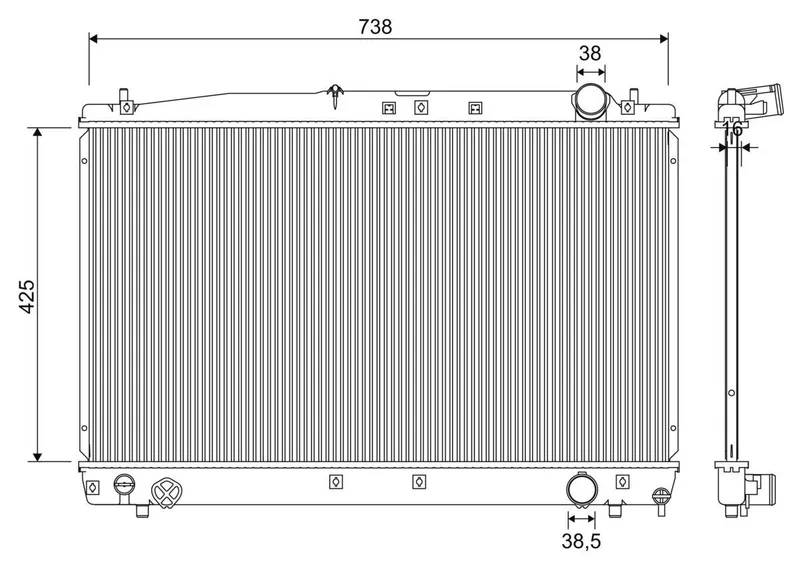 Kylare VALEO 701349