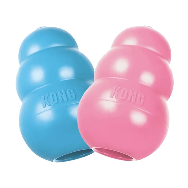 KONG Dog Toy Kong Puppy Medium Assorted Colors (1-Pack)