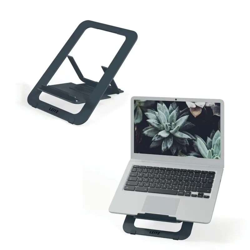 Leitz Ergo Aluminium Ultra-flat Adjustable Laptop Stand
