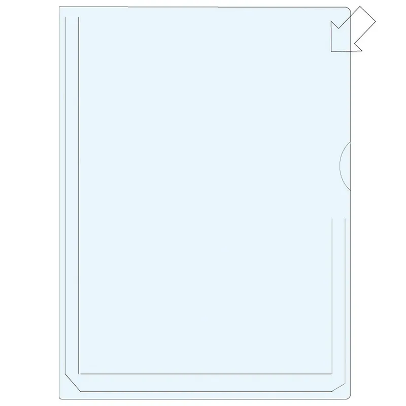 Bälgmapp A4 mapp med plastfickor