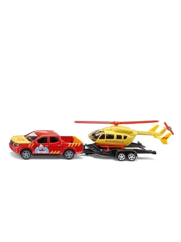 Siku Bil m. Helicopter - Nissan Navara m. Helicopter - 1:50 - 25