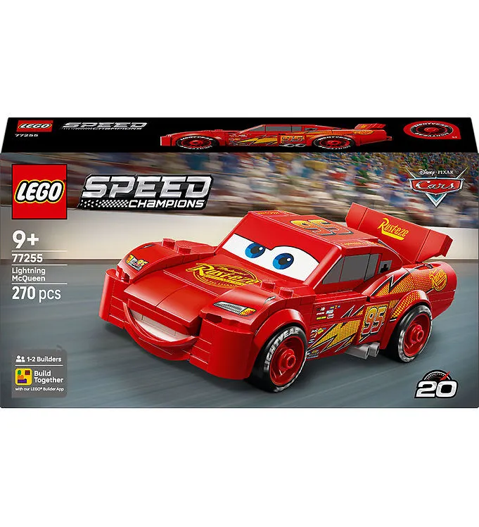 LEGO Speed Champions 77255 Lightning McQueen bilbyggsats, 270 st.