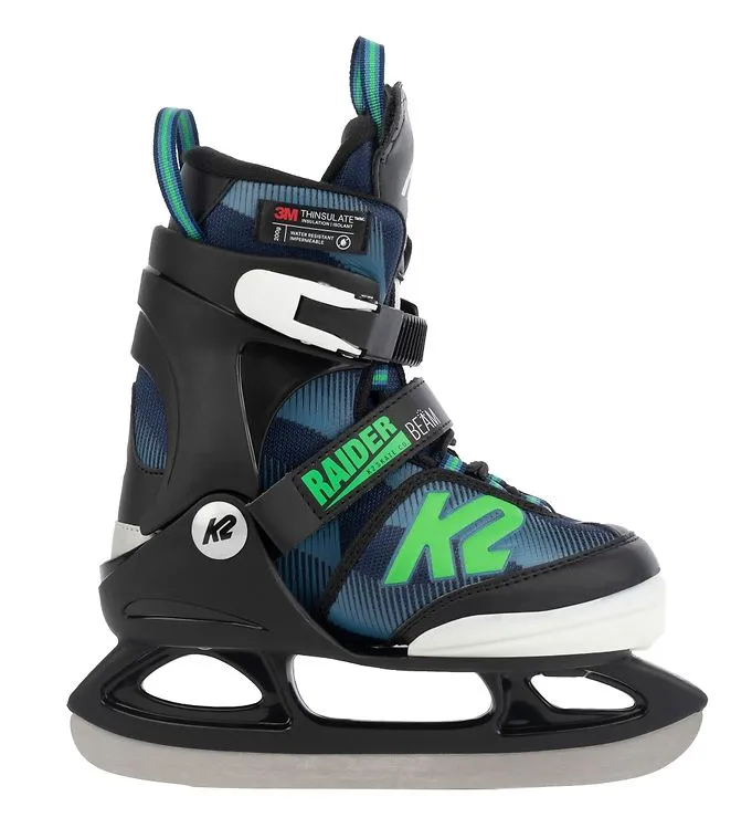 K2 Skridskor m. Ljus - Raider Beam Ice - Blå