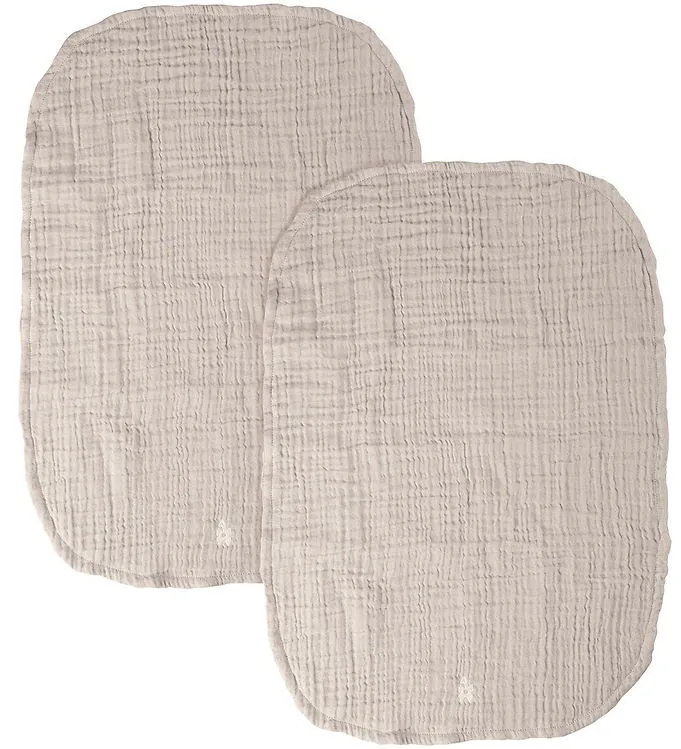 Sebra Skötbädd - 2-pack - Muslin - Brygga Beige