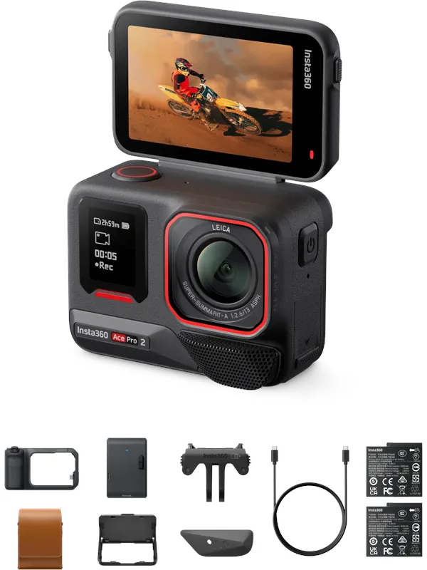 Insta360 CINSBBGA_12 sportkameror 50 MP 8K Ultra HD CMOS 25,4 / 1,3 mm (1 / 1.3″) 1,1 kg