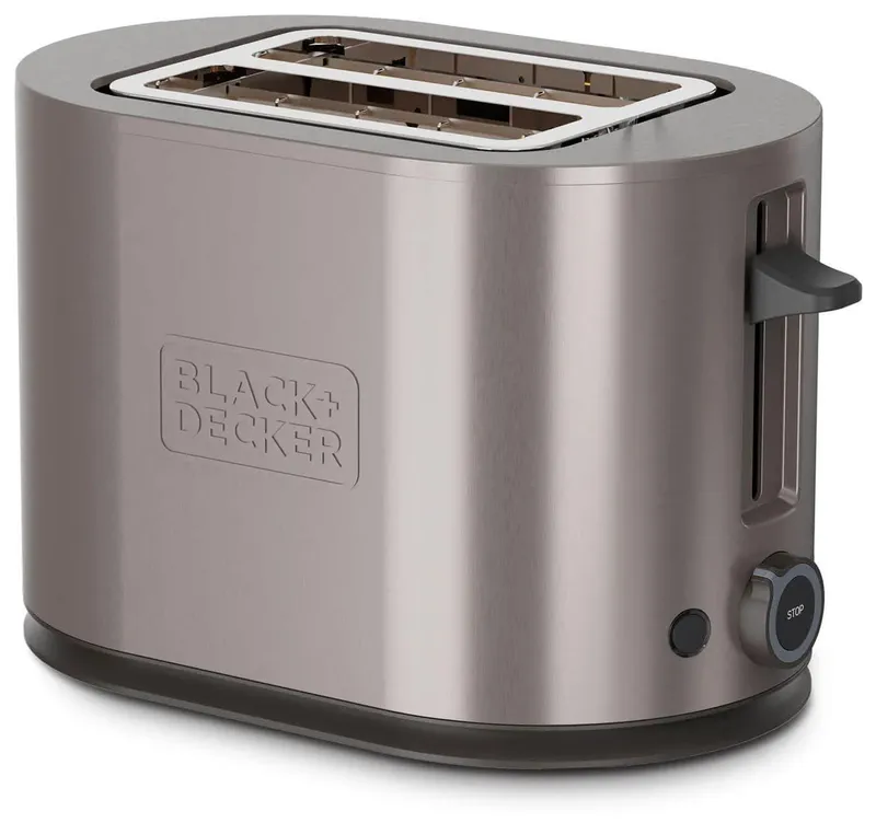 Black & Decker Brödrost & Toaster 2-Slot Toaster 900W Inox