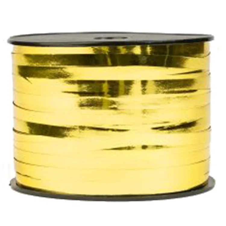 Ballongsnöre/Presentsnöre Guld Metallic 250m