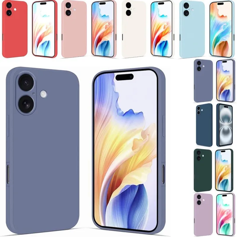 Iphone 16 skal mobilskal silikon / TPU (#2545)