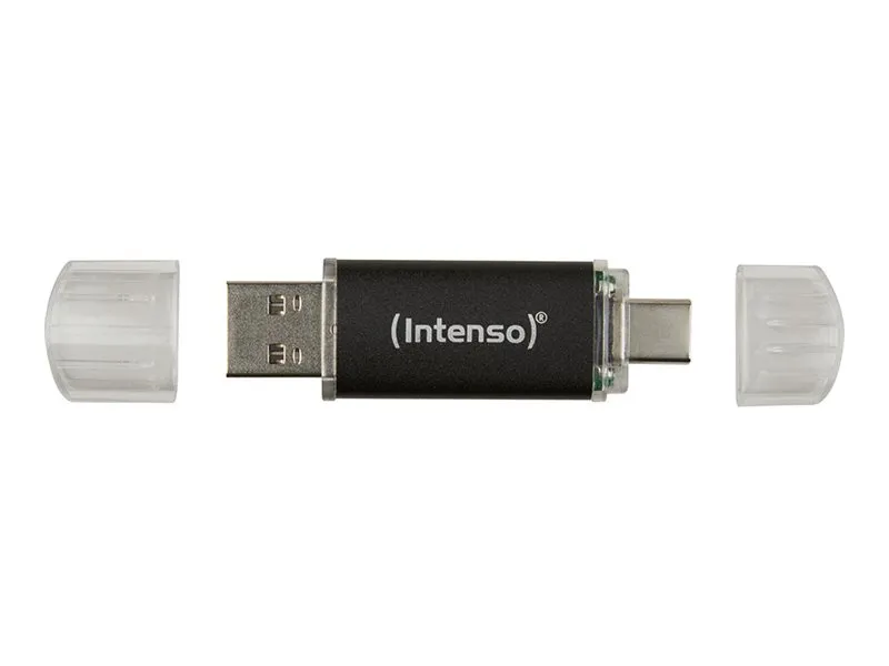 Intenso Twist Line – USB flash-enhet – 256 GB – USB 3.2 Gen 1 / USB-C – antracit
